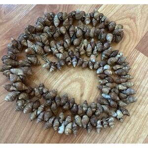 Vintage Natural Shell Beaded Necklace